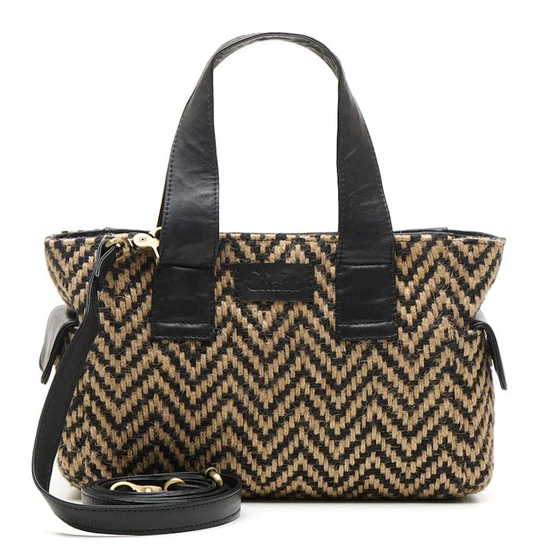 Chabo Romio Jaquard Handbag Black
