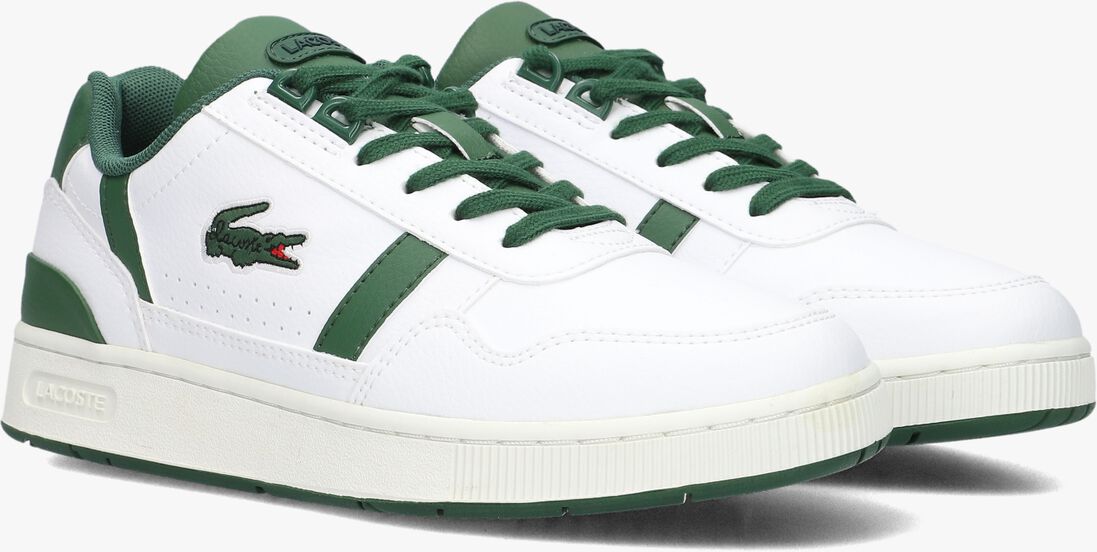 LACOSTE witte lacoste lage sneakers t-clip j