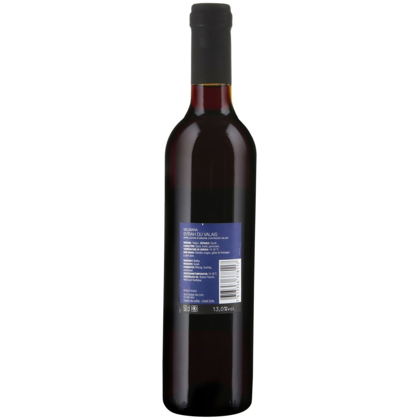 Valais AOC Syrah Valisiana -50cl