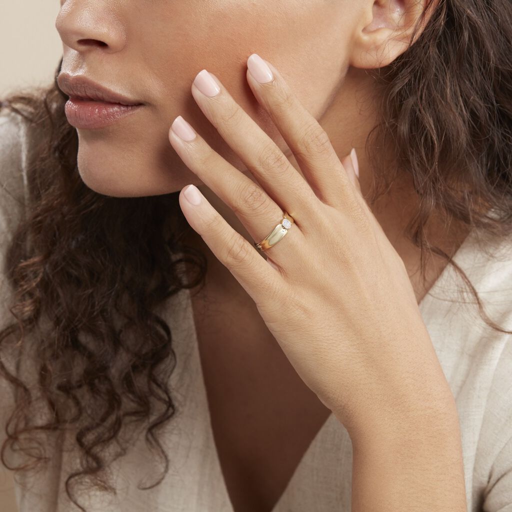 Bague Tamaya Or Jaune Diamant