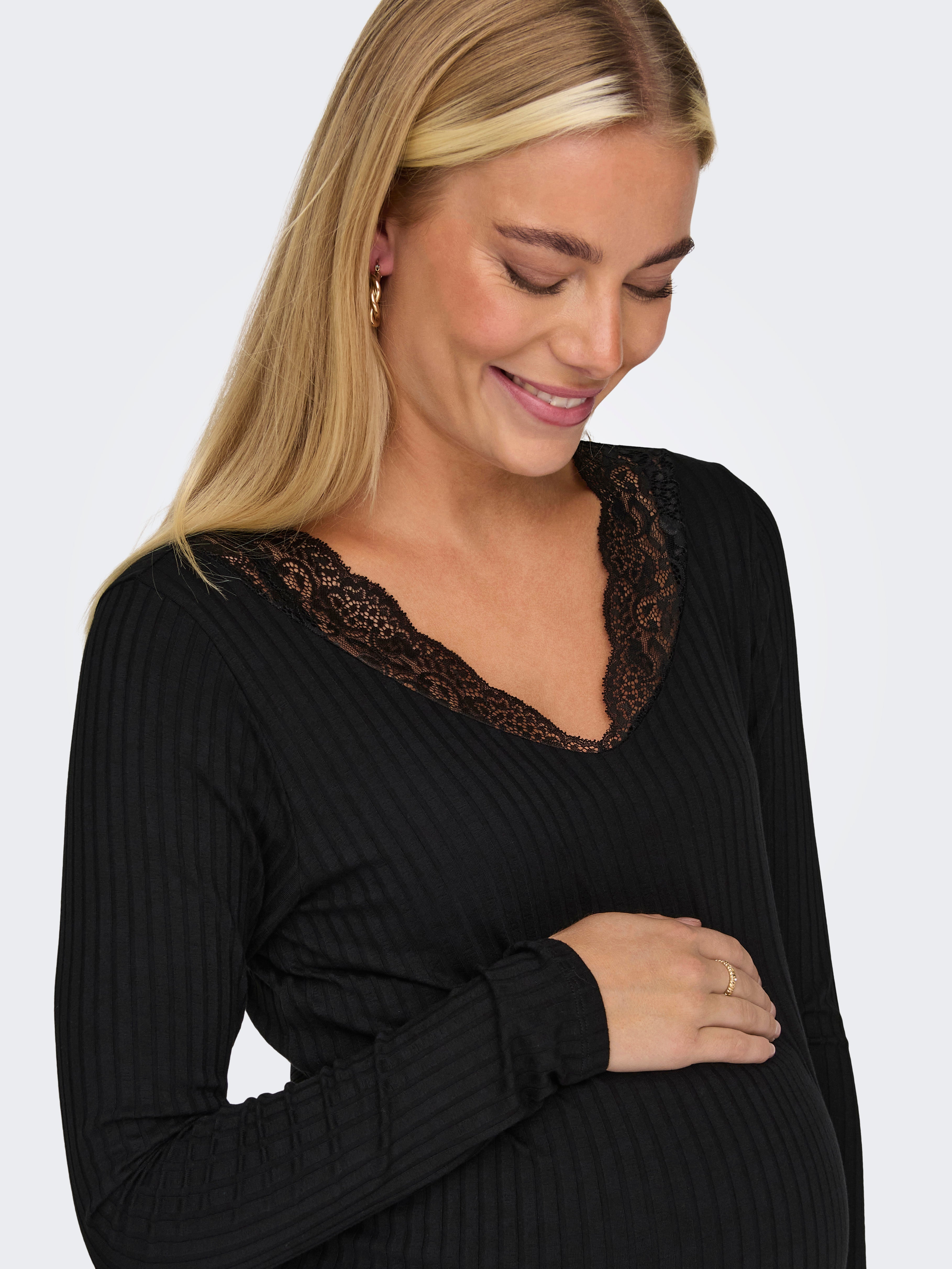 OLMAYOE Top Black