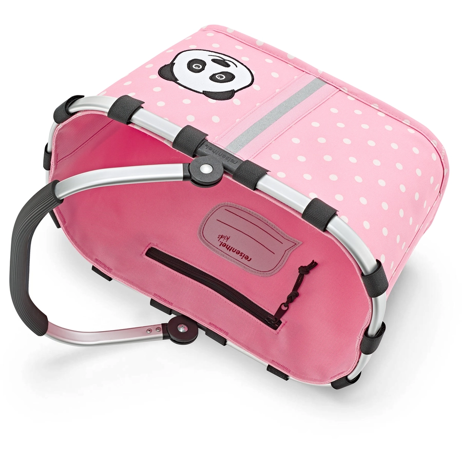 reisenthel® carrybag XS kids panda, dots pink