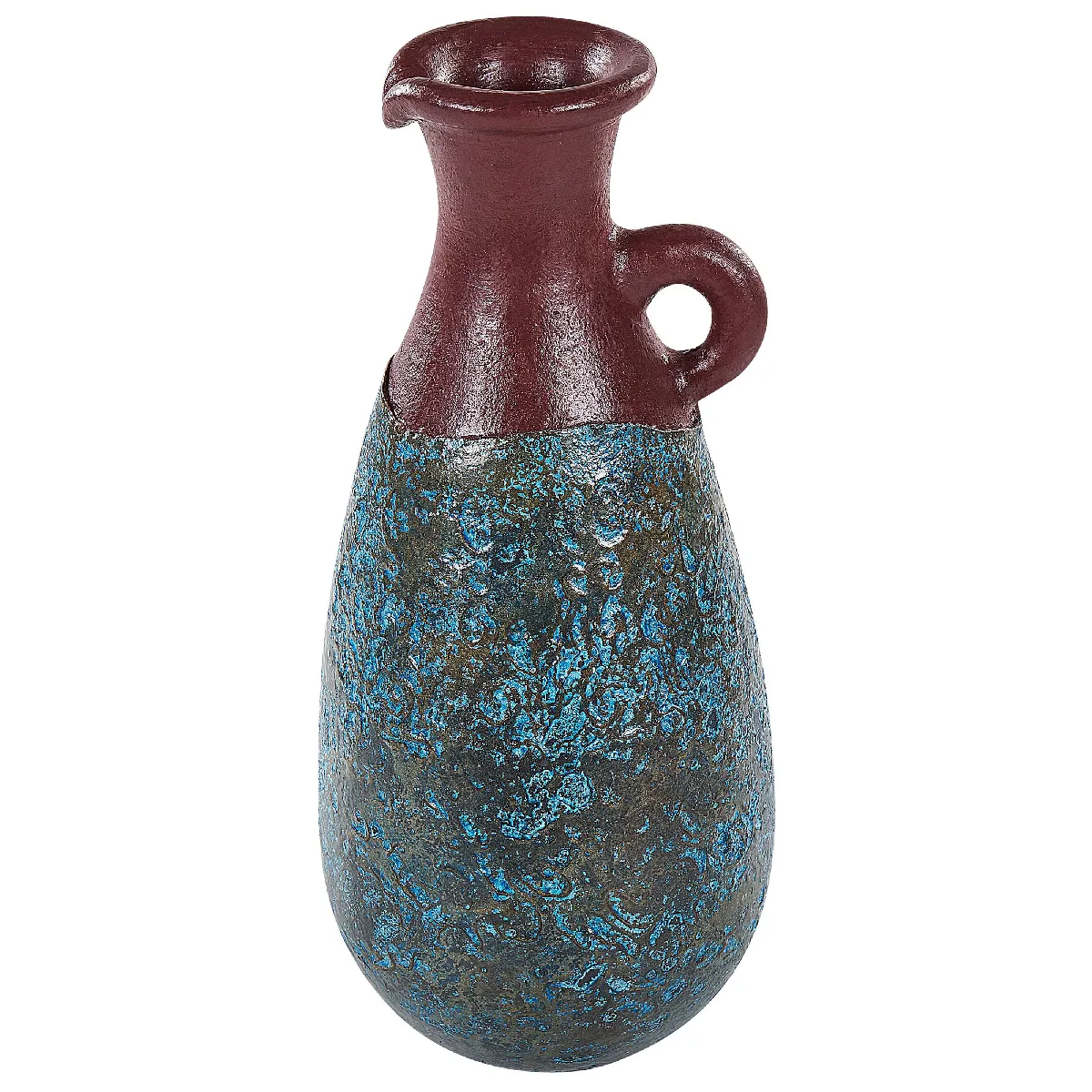 BELIANI Vase VELIA Bleu 40 cm