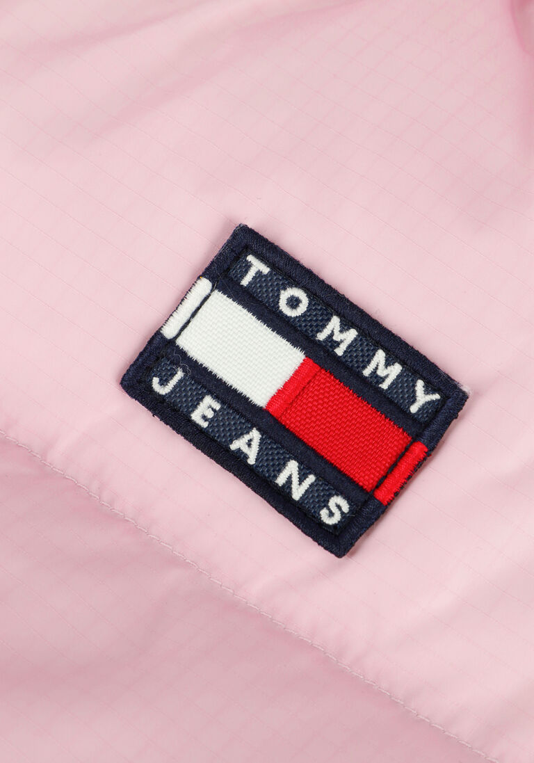 TOMMY JEANS roze tommy jeans gewatteerde jas outerwear short puff