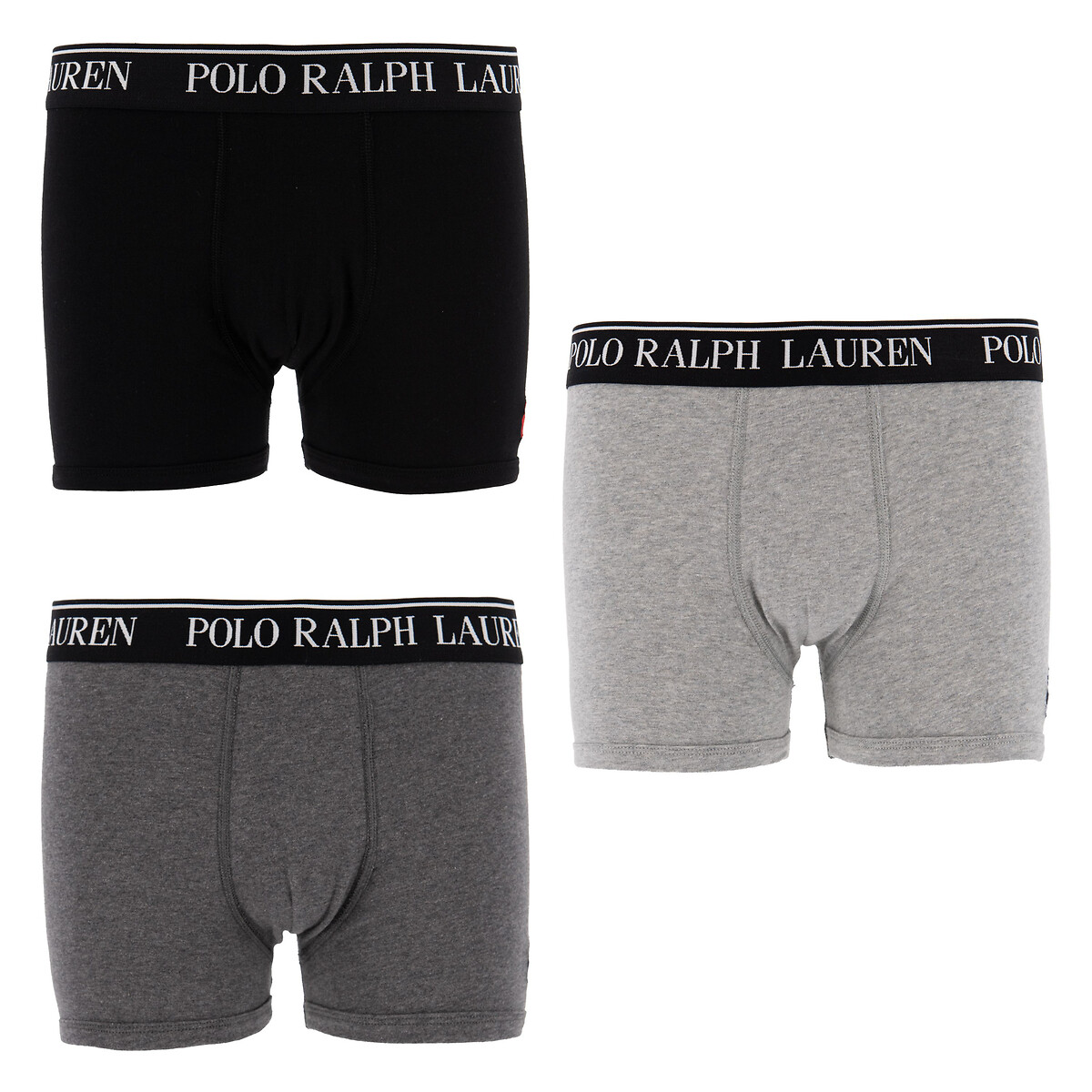 POLO RALPH LAUREN<br>Conjunto de 3 calções boxer infantis