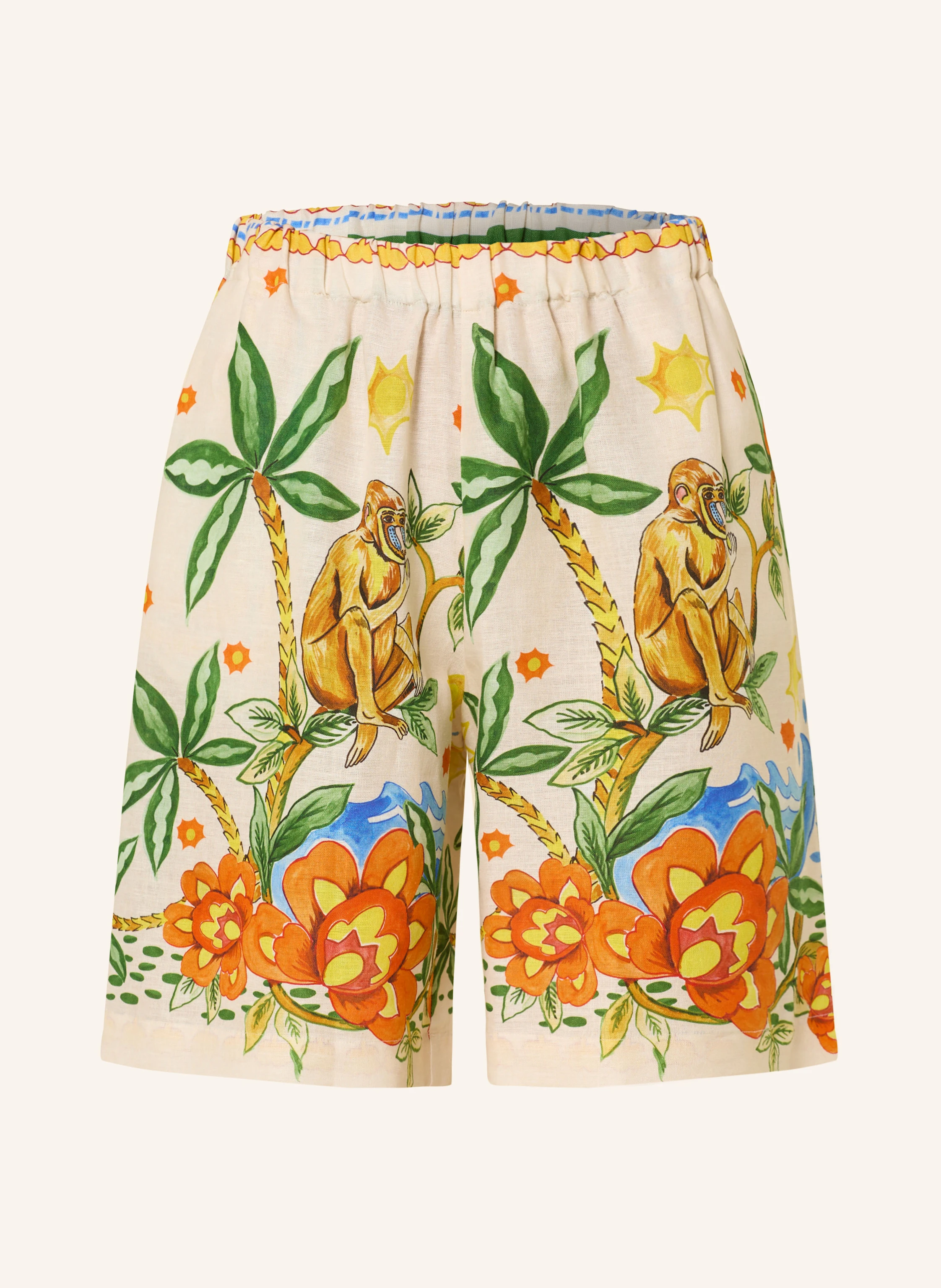 lilienfels Shorts mit Leinen