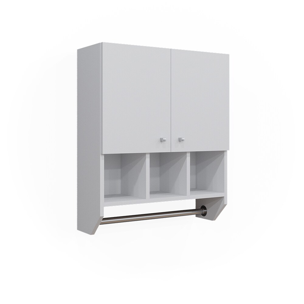 Vicco Badschrank Fynn Weiß 59 x 71 cm Hängeschrank 2 Türen