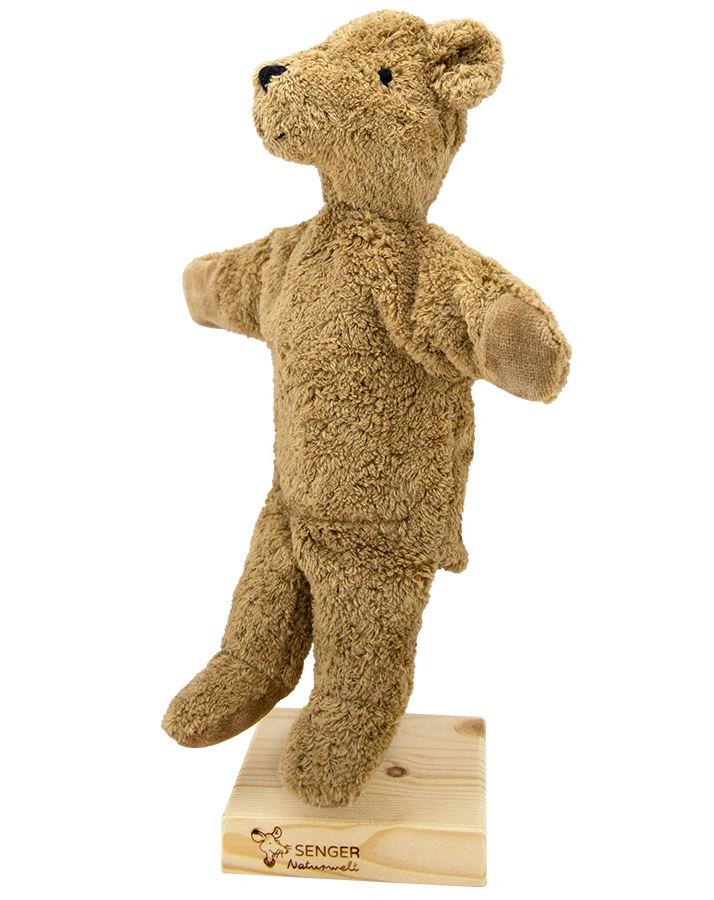 Handspielpuppe BÄR (33x27,8) in braun
