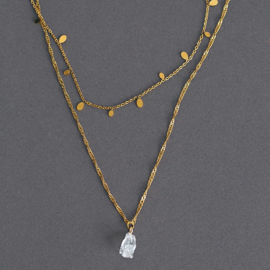Timi Of Sweden Clear Quartz Necklace