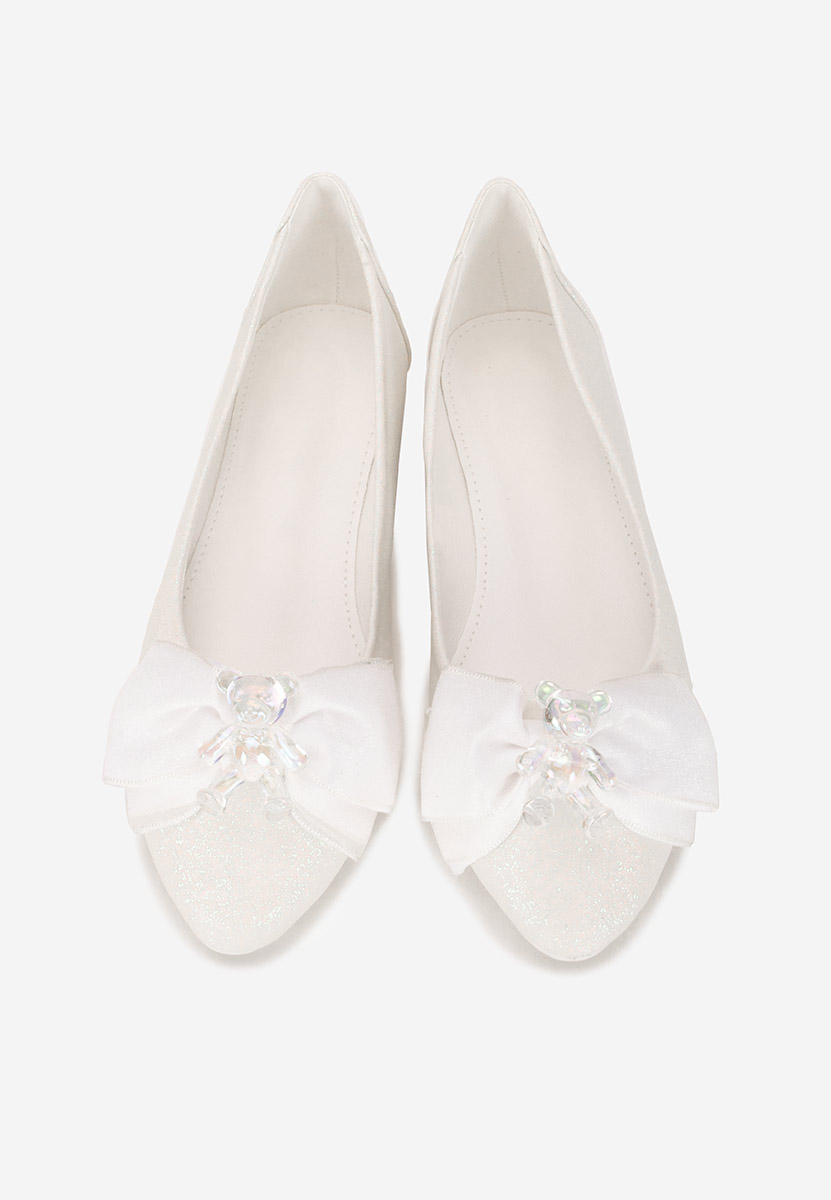 Ballerines élégantes blancs Adelyma