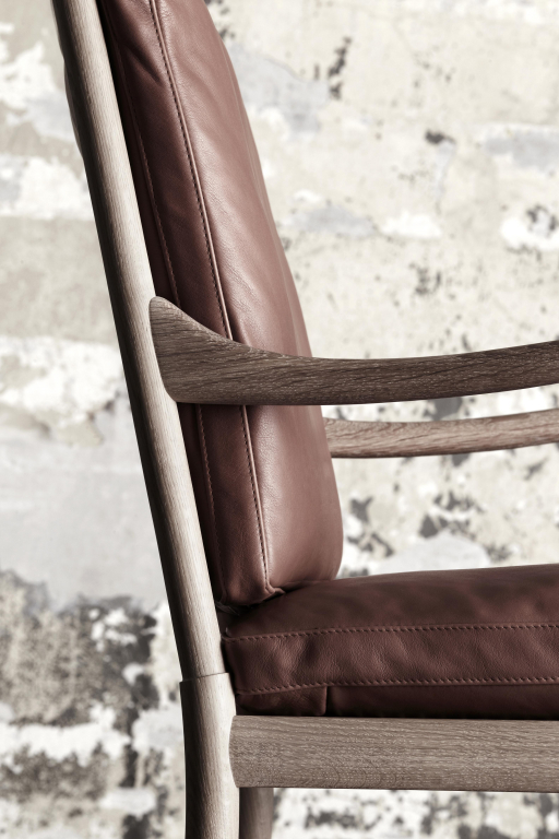 Carl Hansen & Son OW149 Colonial Chair fauteuil gezeept eiken rewool 108