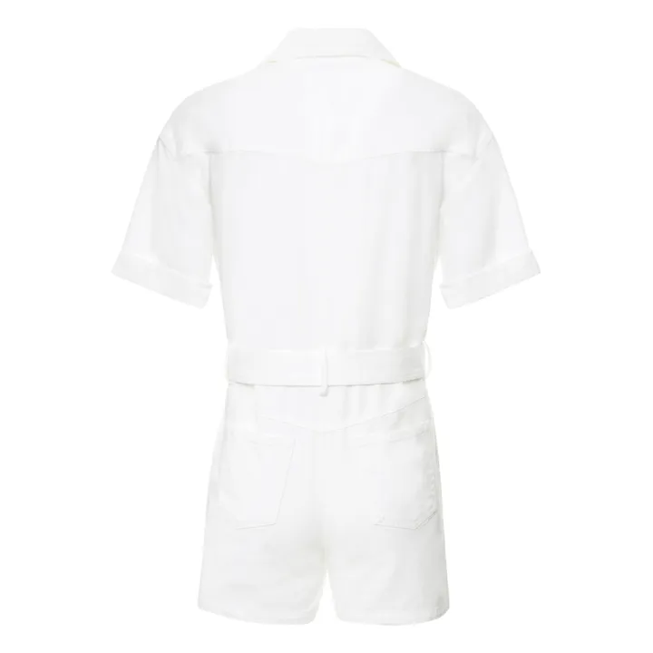 Margaux Lonnberg Combishort Jay Denim | Blanc