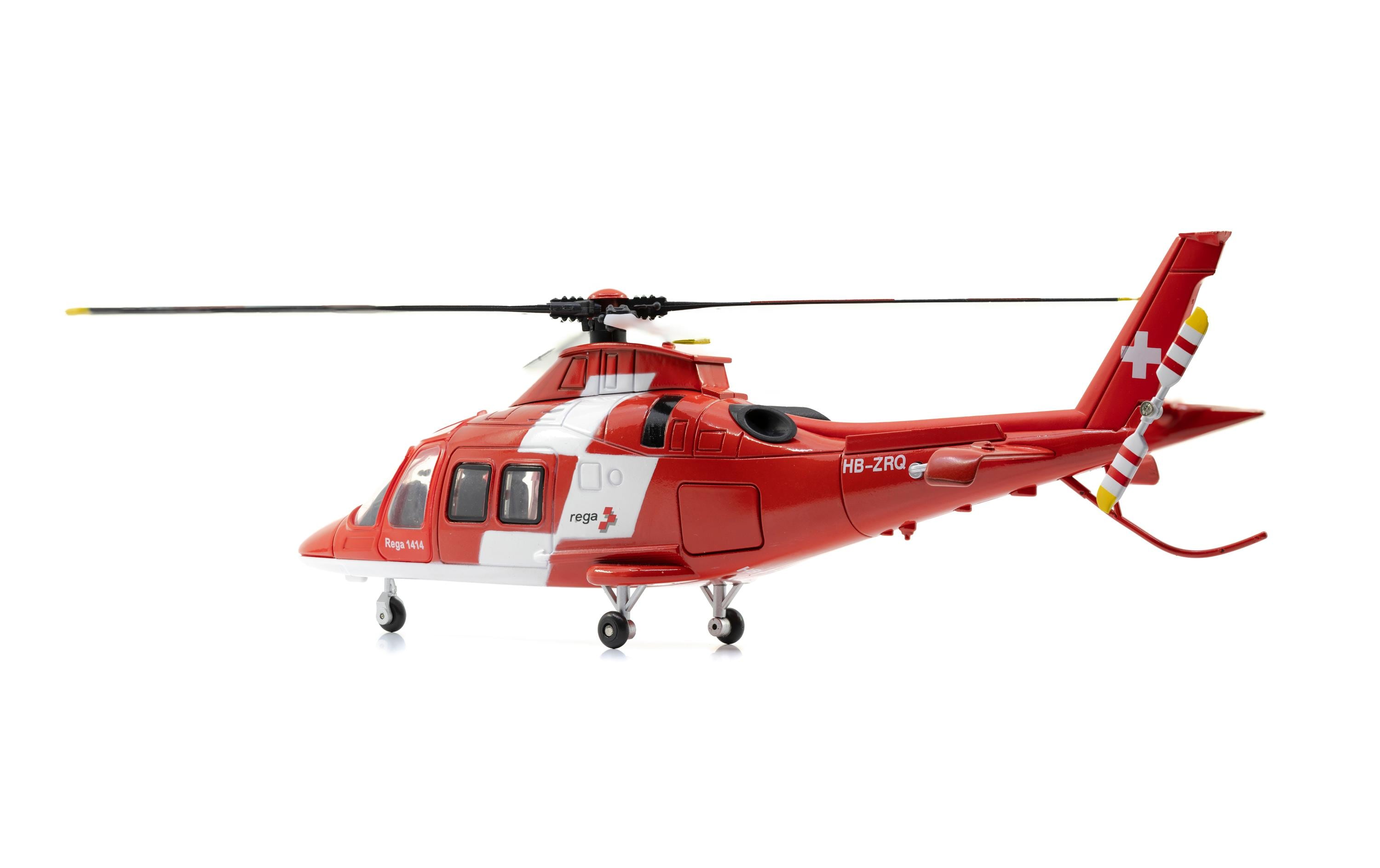 Toy Leonardo AW109 Rega Helikopter 1:48Helikopter Modellbausatz