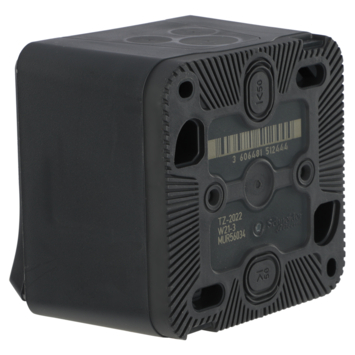 Schneider Electric Mureva Styl wandcontactdoos 1-voudig IP55 antraciet