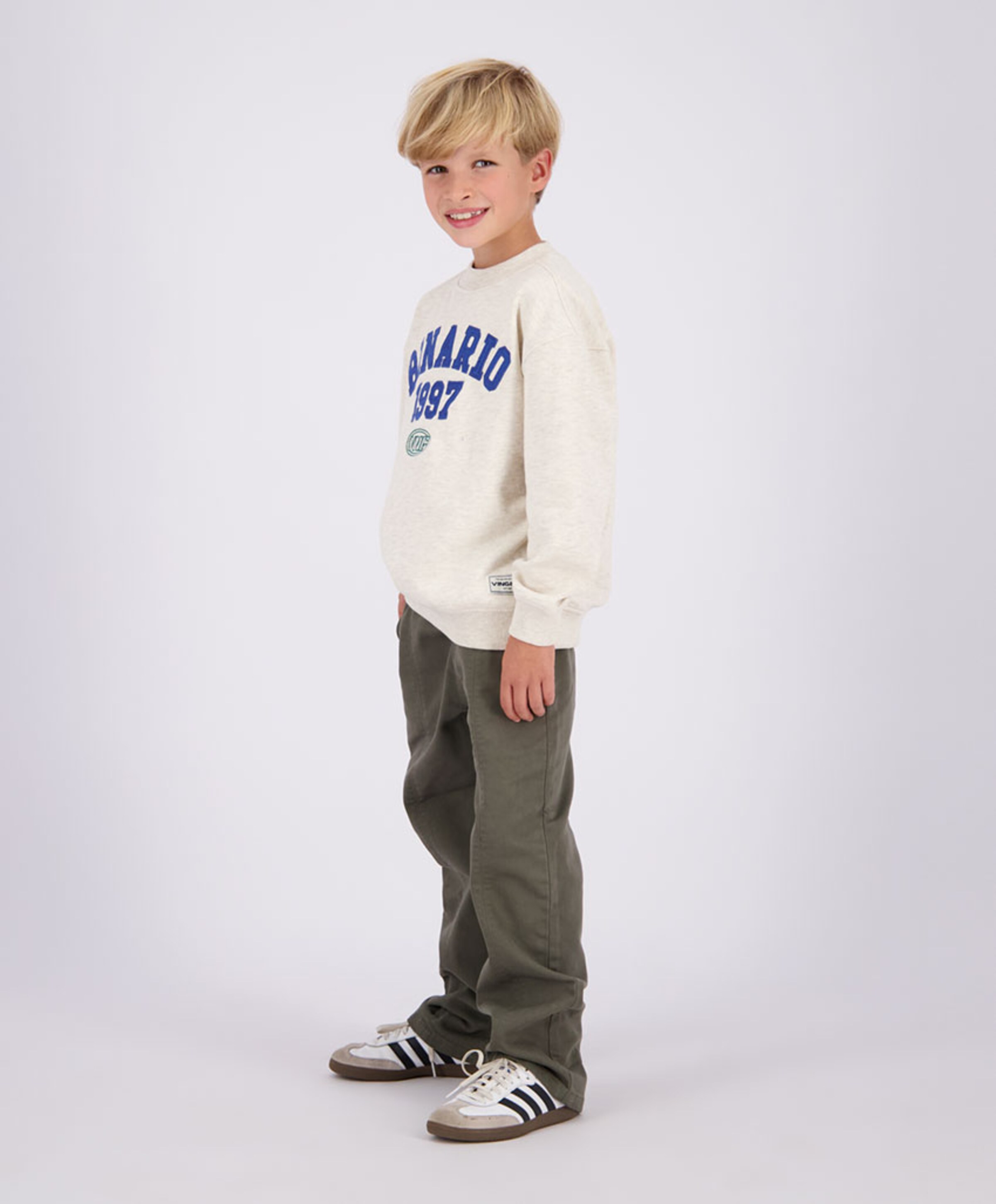 Vingino Jongens sweater ecru