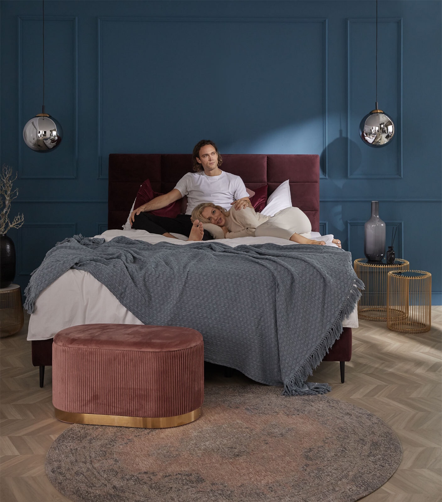 CASAVANTI Hocker Altrosa/Gold