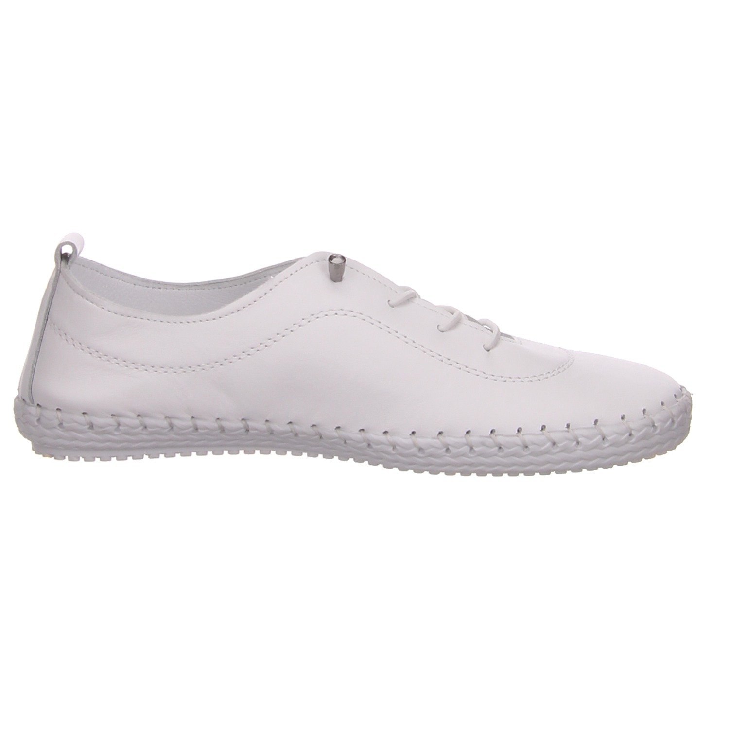 2 Go Shoes Schnürschuh weiß weiss/weiss kombi