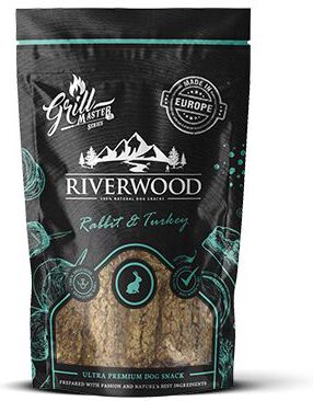 Riverwood natuurlijke snack Grillmaster adult konijn / gevogelte 100 gram
