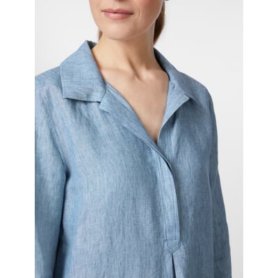 Leinenkleid, Hellblau