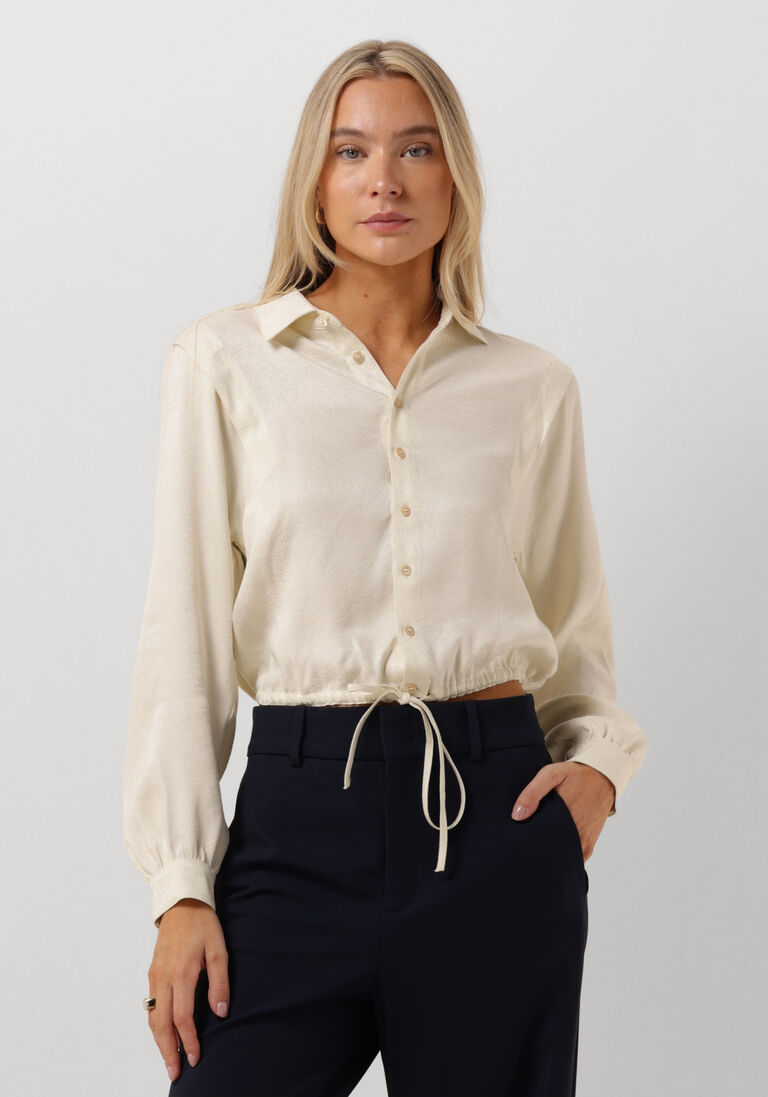 VANILIA ecru vanilia blouse romantic structure shirt