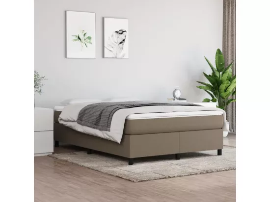 Sommier à lattes de lit Taupe 140x190 cm Tissu