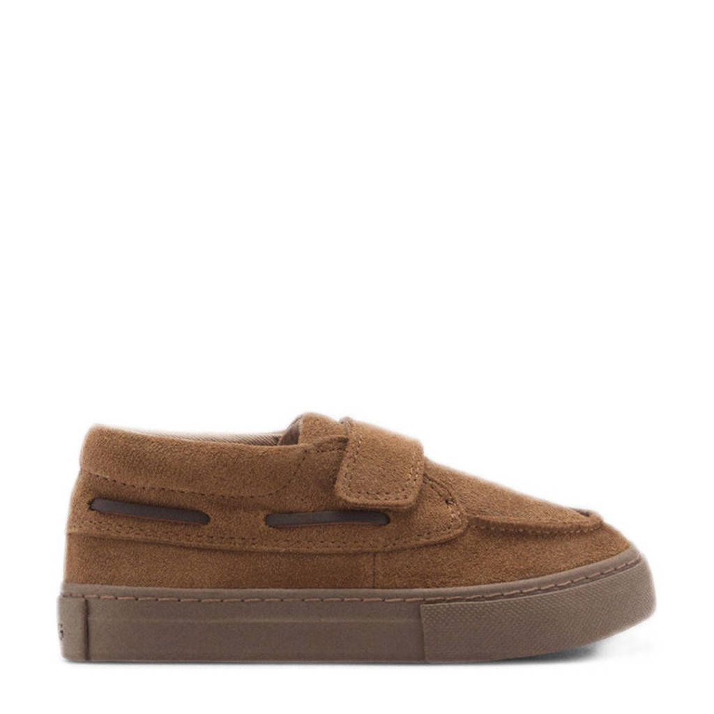 Mango Kids suède sneakers cognac