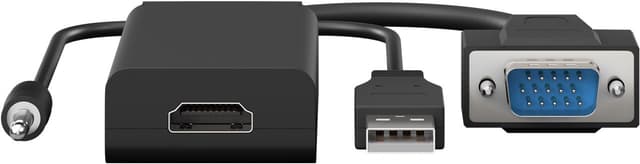 VGA til HDMI™-konverter med 3,5 mm jackstiklyd