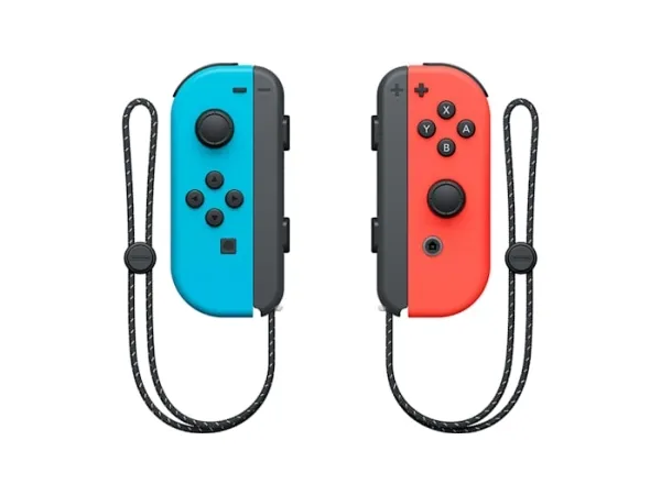 Nintendo | Switch OLED - Spilkonsol - Full HD - 64GB - Sort | Inkl. 2 x Joy-Con (Neonrød/Neonblå)