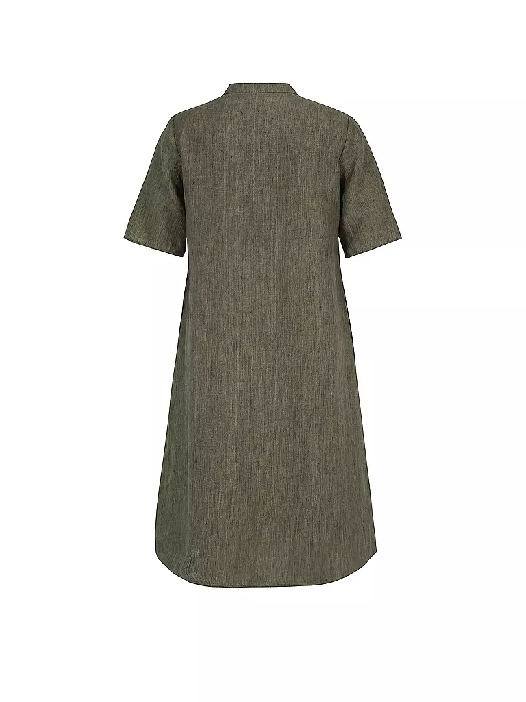 DORIS STREICH Leinenkleid olive