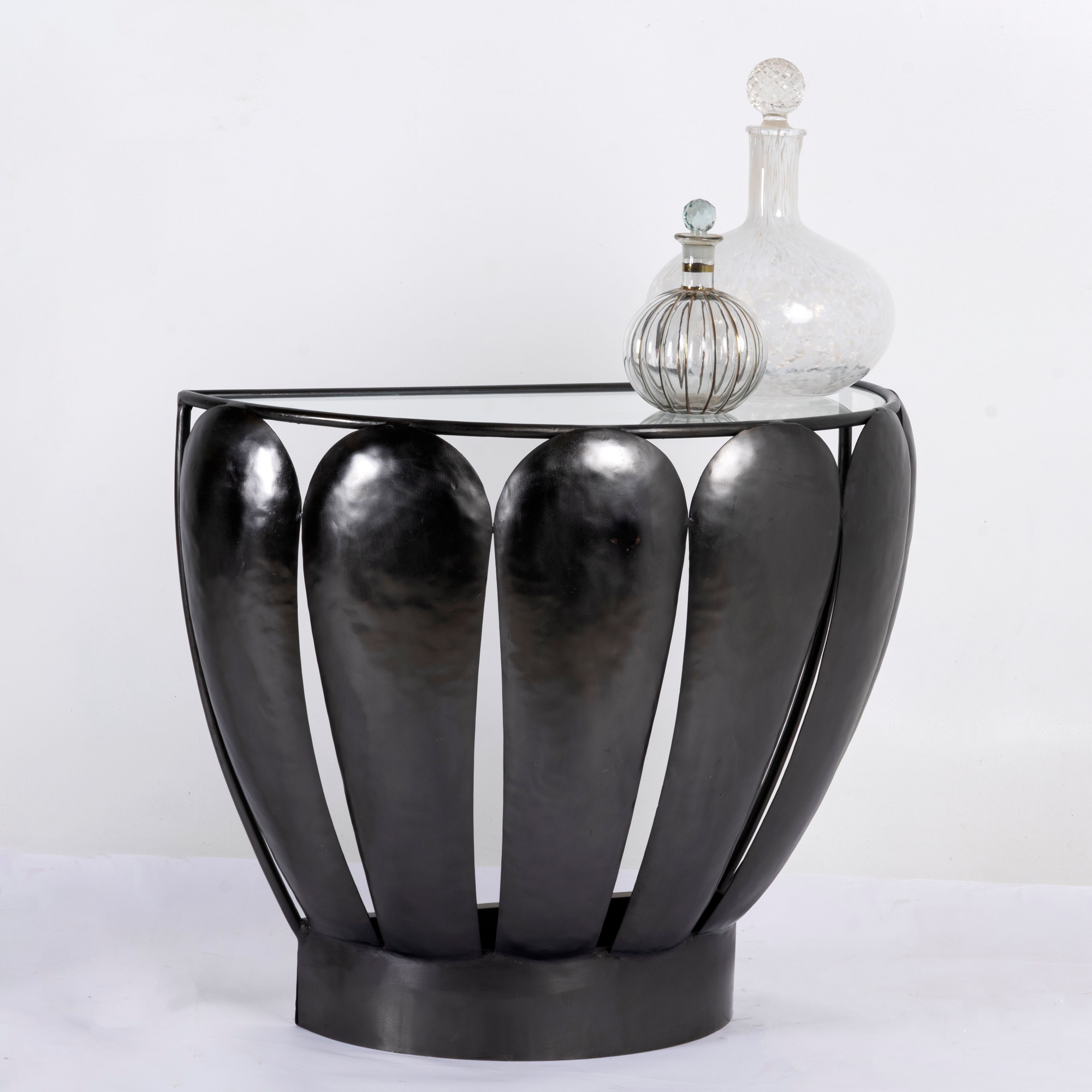 Half ronde console tafel Paresha #1