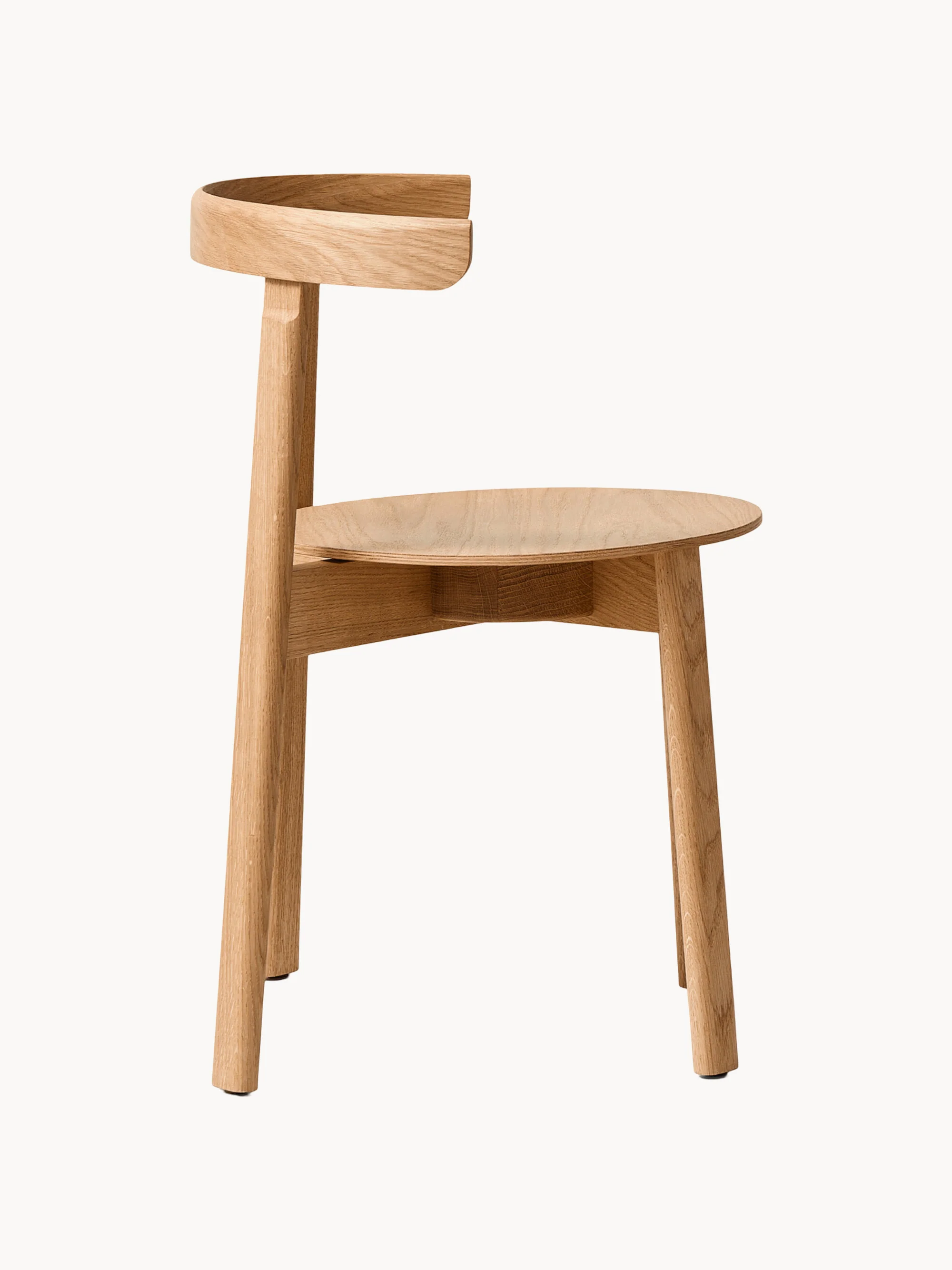 Houten stoel Lunar