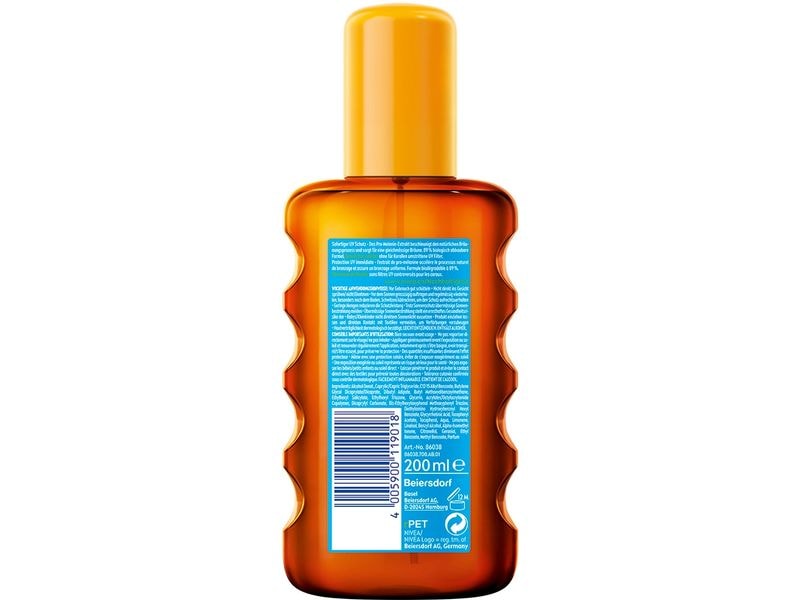 NIVEA SUN Sonnenöl Protect and Bronze LSF 30 200 ml Sonnenöl für sofortigen UV Schutz und eine natürliche Bräunung