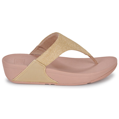 FitFlop - LULU SHIMMERLUX TOE-POST SANDALS - Rose / Doré