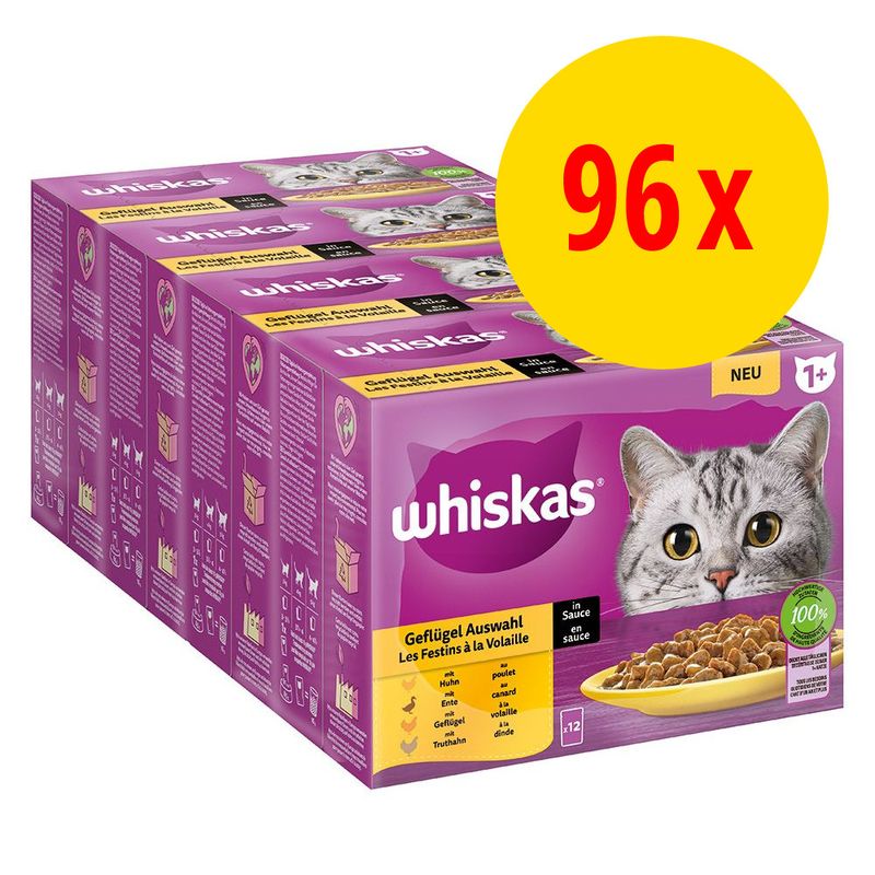 Whiskas 1+, Adult 96 x 85 g