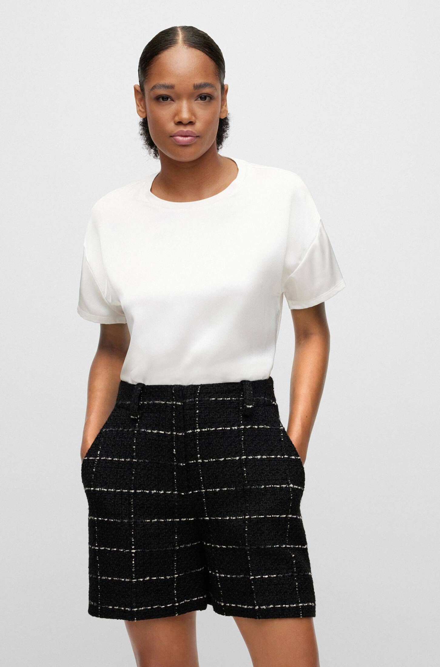 HUGO| Damen T-Shirt SMART CREW