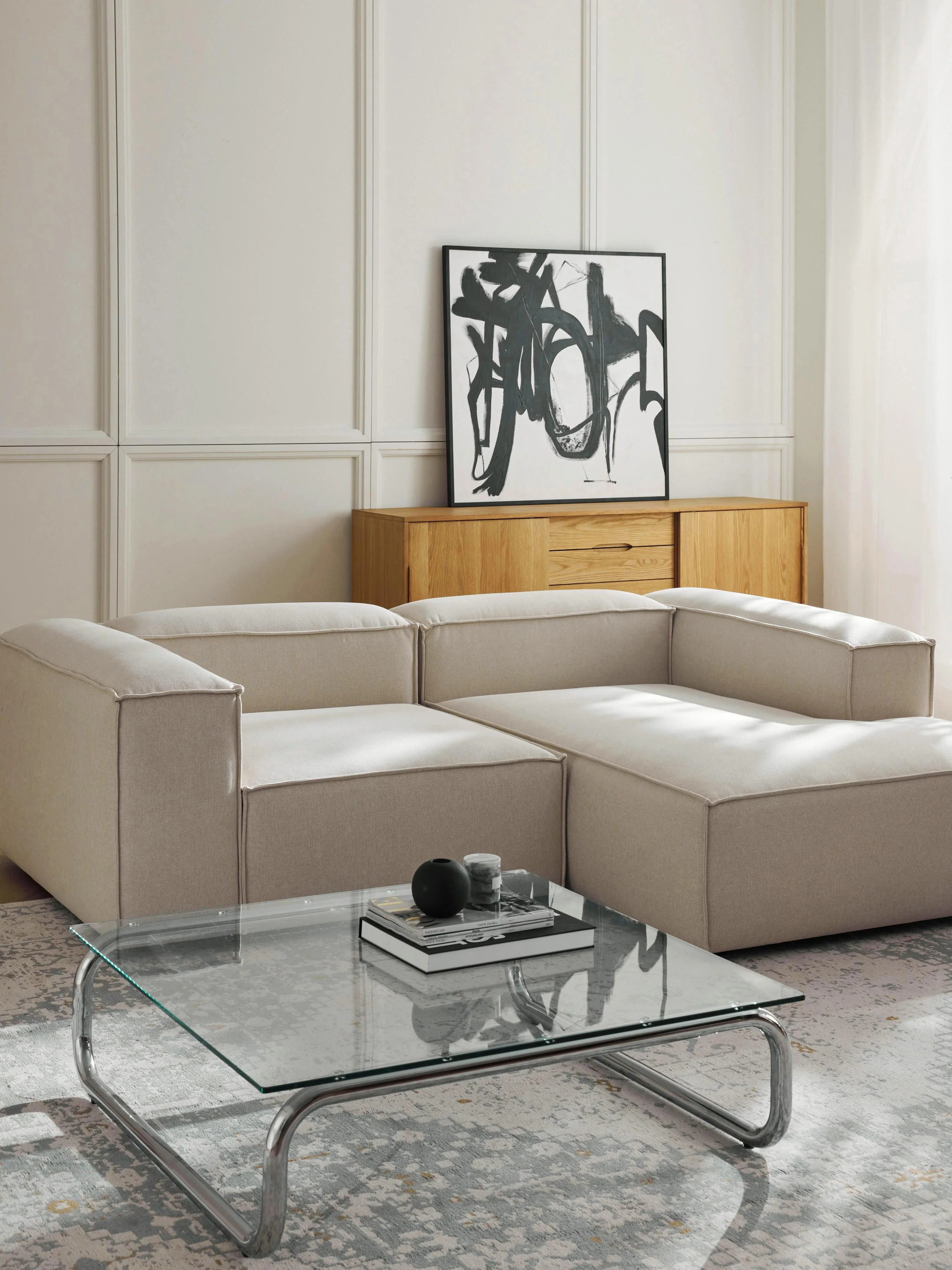 Chaise longue hoekmodule Lennon