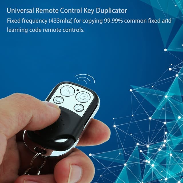 Universal kodekloner/fjernbetjening garageport 433 MHz 1-pak