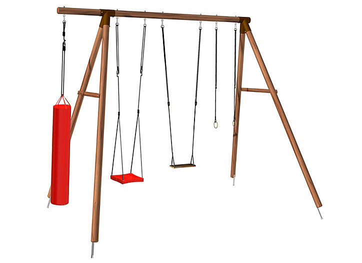 Portique en bois pour ados Galdar Boxe 410 x 330cm