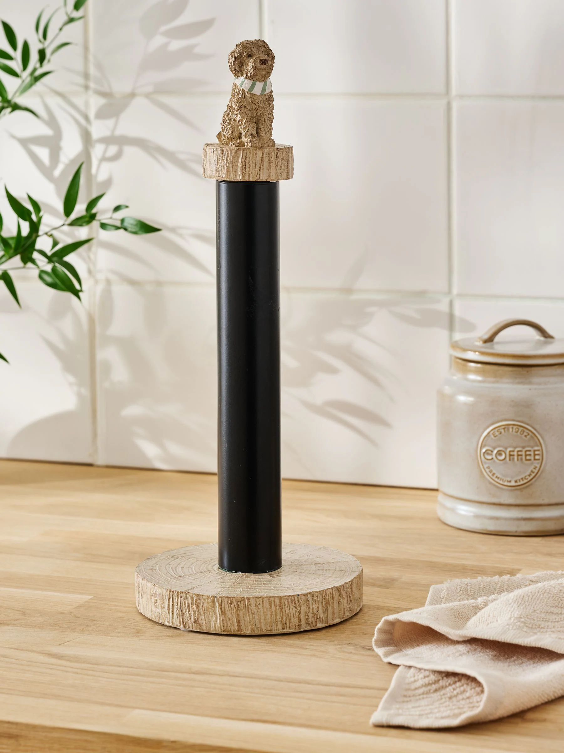 Labradoodle Kitchen Roll Holder