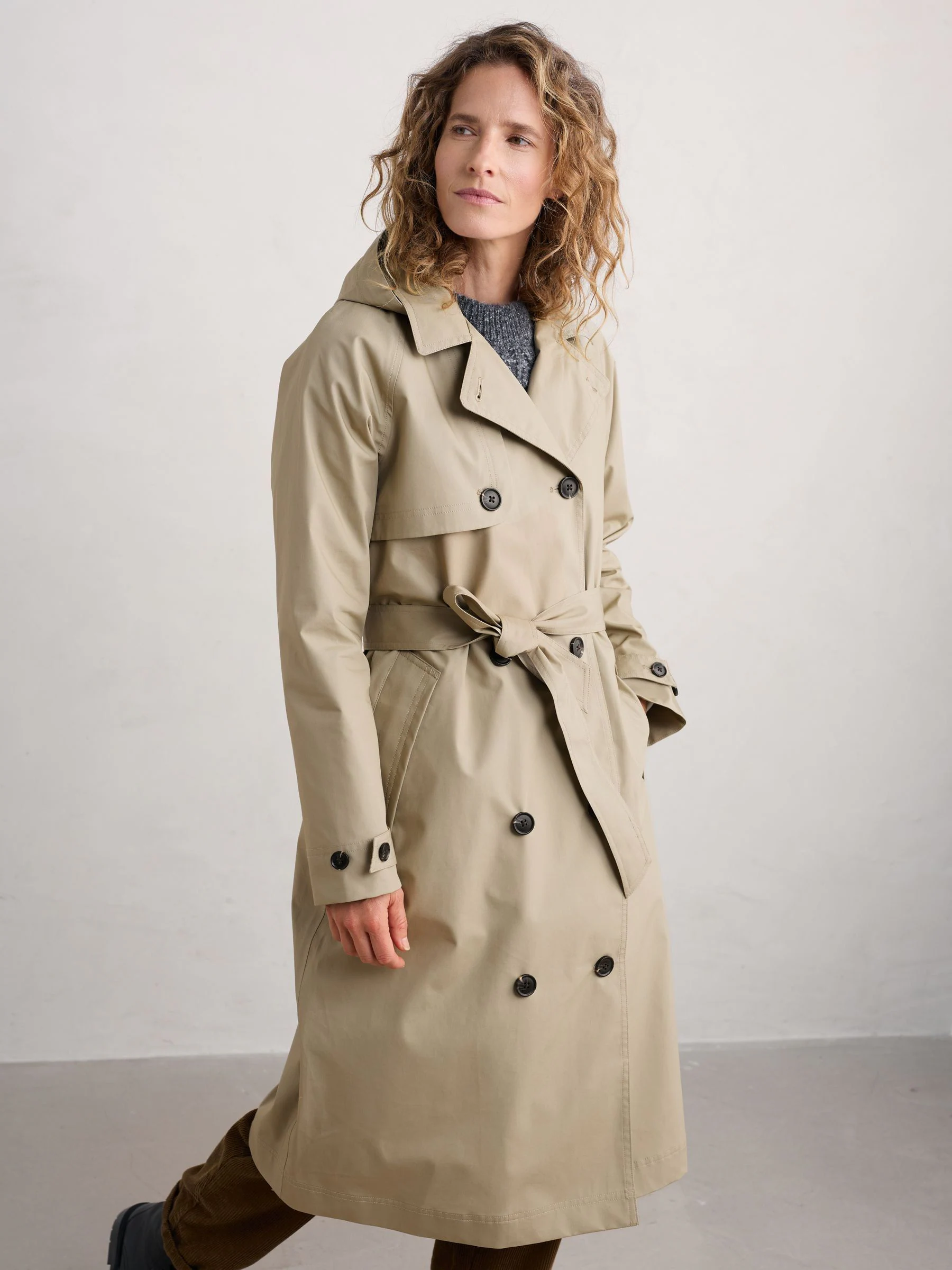 Natuurlijk - Seasalt Cornwall - Penweathers - Waterdichte trenchcoat