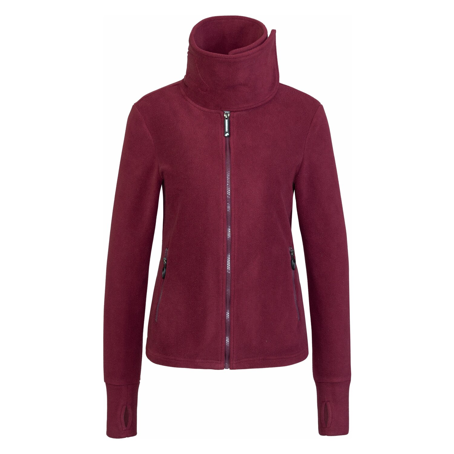 black forest Fleecejacke mit hohem Kragen  - dark berry