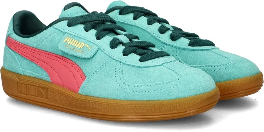 Puma Palermo sneaker van suède met leren details
