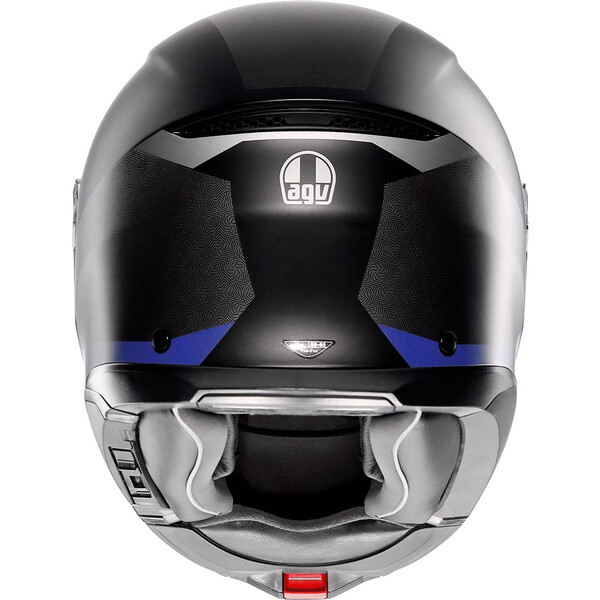 AGV - Casque Tourmodular Stray Noir Mat / Gris / Bleu