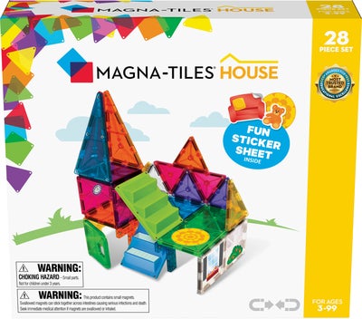 MAGNA-TILES Hus Byggesett 28 Deler