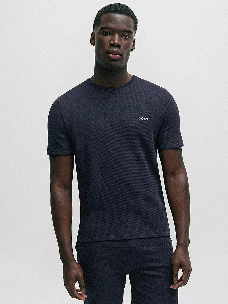 BOSS Loungewear T-Shirt dunkelblau