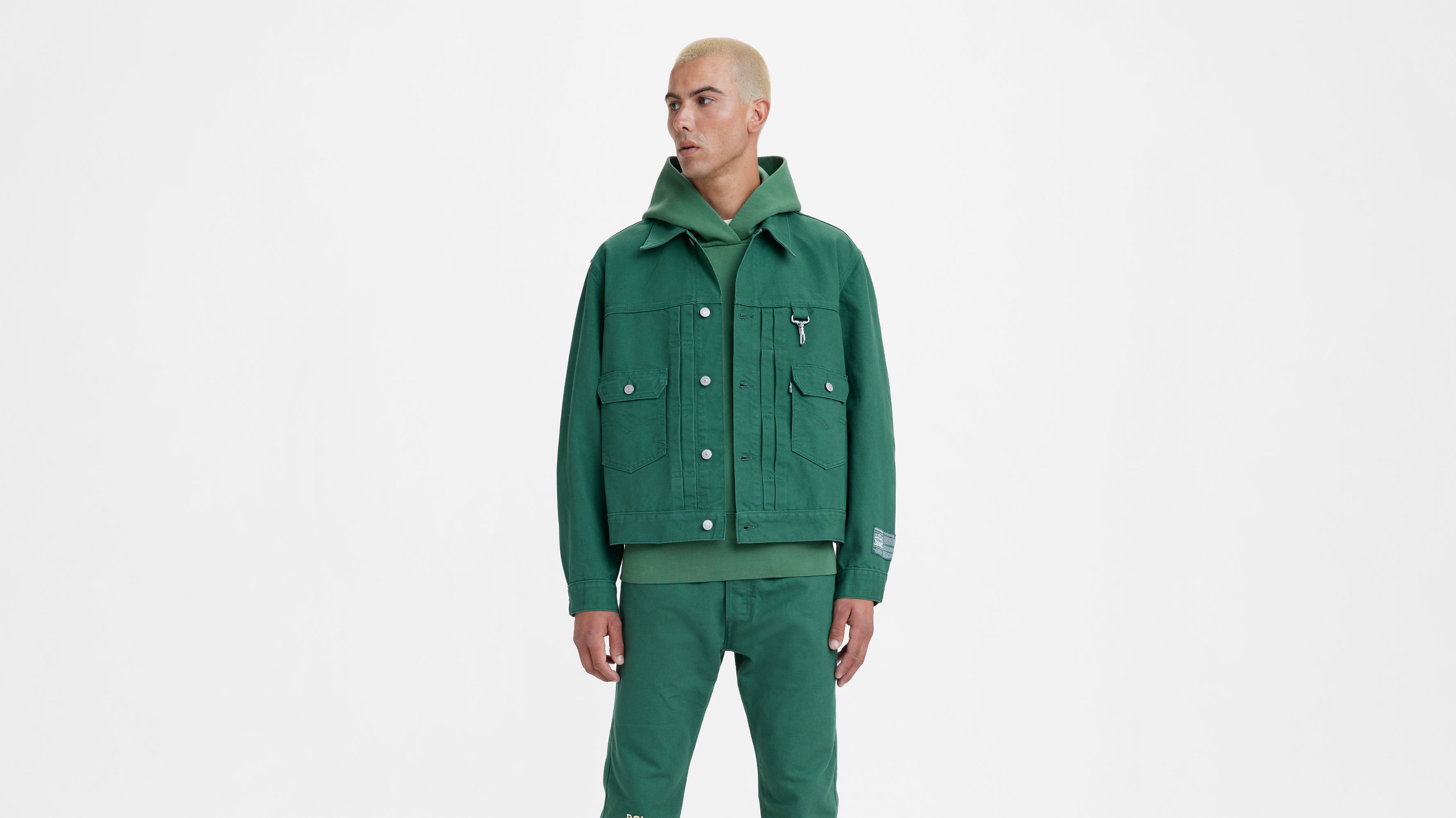 Veste Trucker Type II Homme Levi's® x Reese Cooper® - Green - Vert
