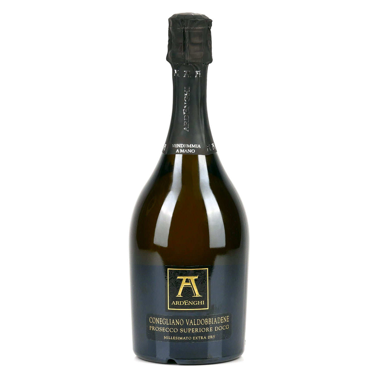 Prosecco Valdobbiadene millésime Extra dry - Vin pétillant italien - 11,5% - Ardenghi