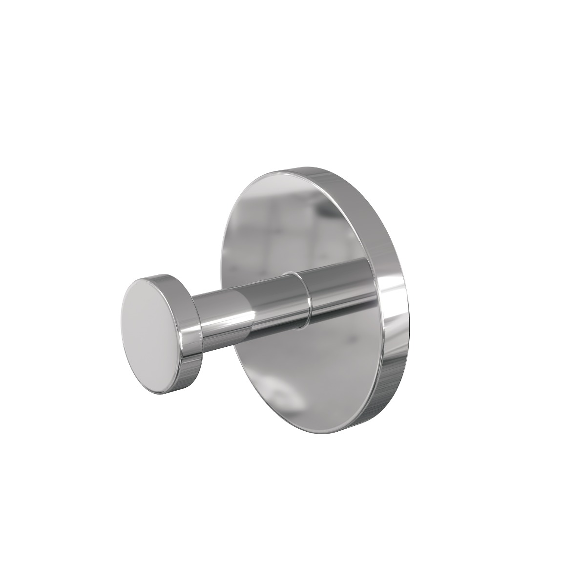 Brauer Chrome Edition set met handdoekhaak, toiletrolhouder en toiletborstelset chroom