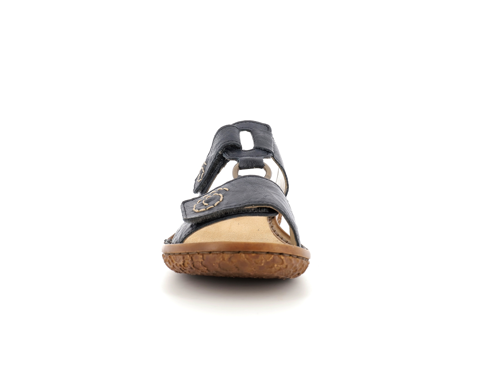 Rieker-V69N2 Cuir Marine