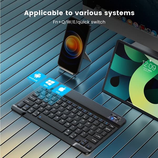 Universal Bluetooth Tablet Keyboard Case For Samsung Galaxy Tab S9 FE 10.9″